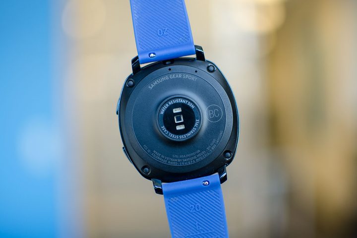 Samsung Gear Sport review sensor