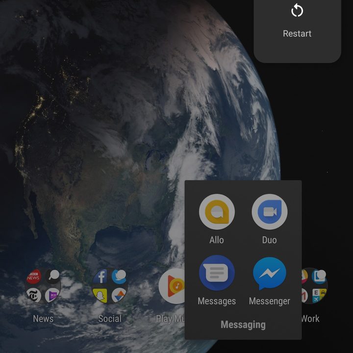 Pixel 2 dark theme