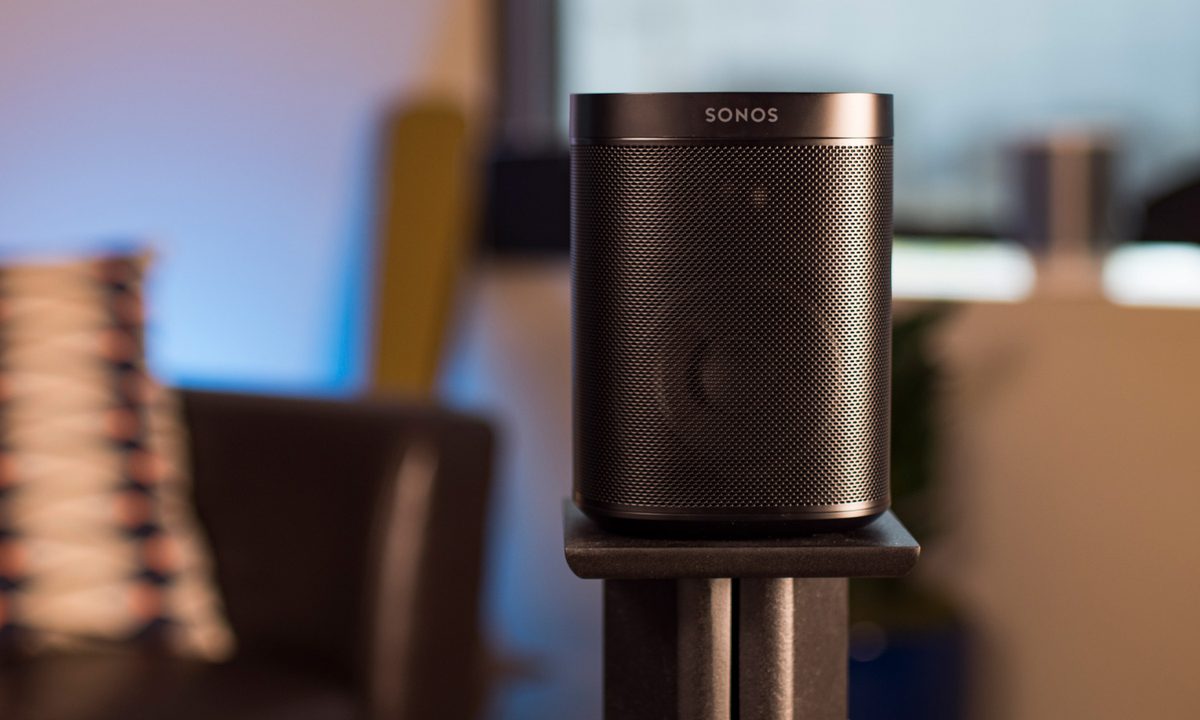 Sonos One front offset.