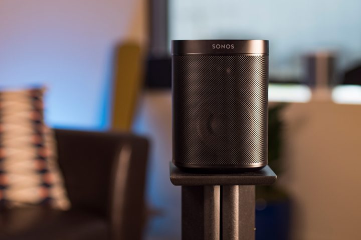 Sonos One review front offset