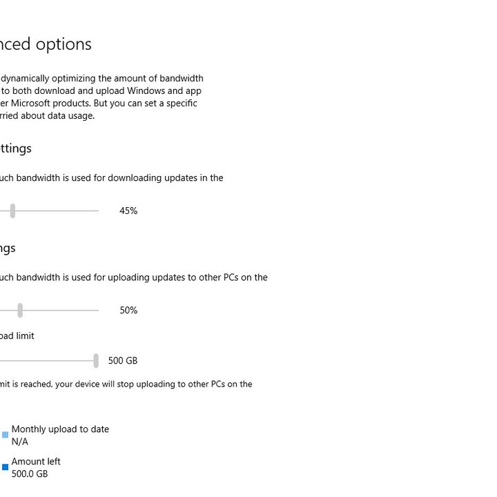 fall creators update review windows 10 delivery optimization