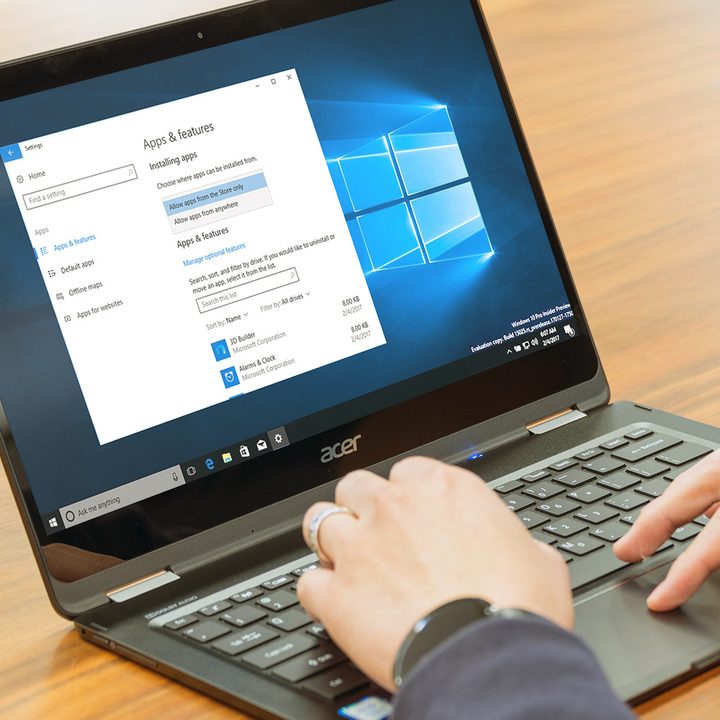 Installing windows.