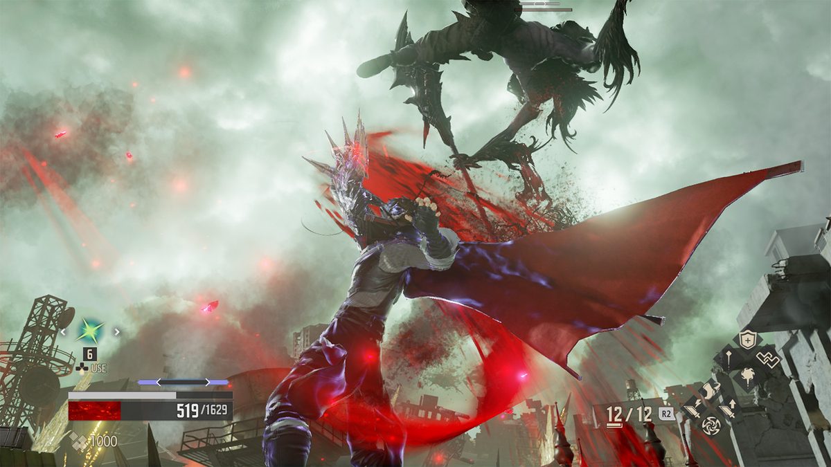 Code Vein review blood