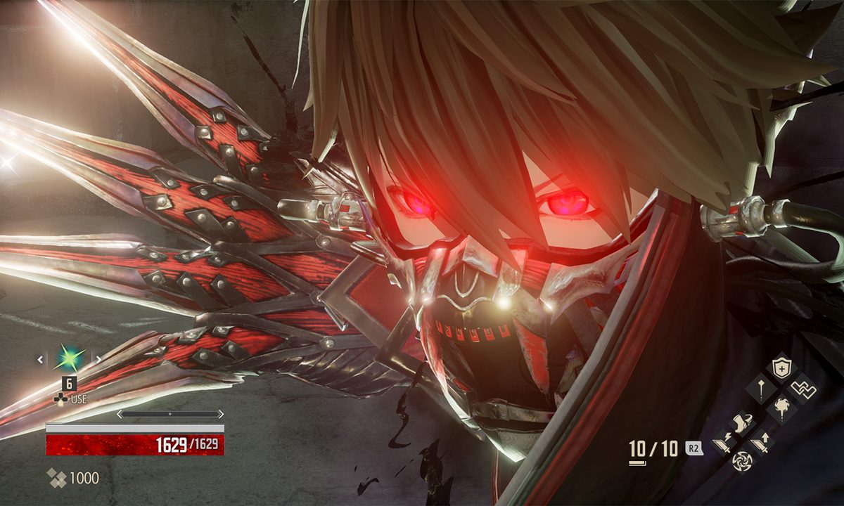 Code Vein review closeup face