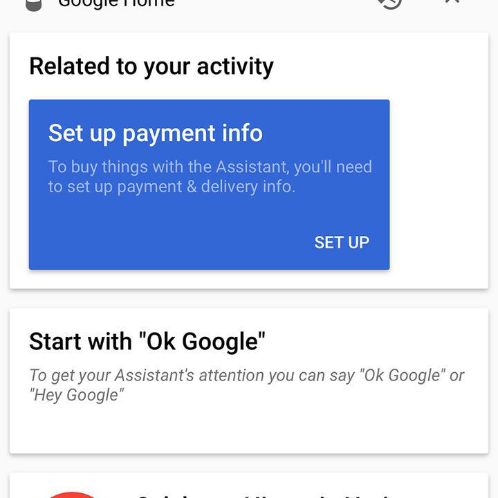 Google Home App Mini Setup