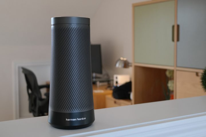 harmon kardon invoke review on table