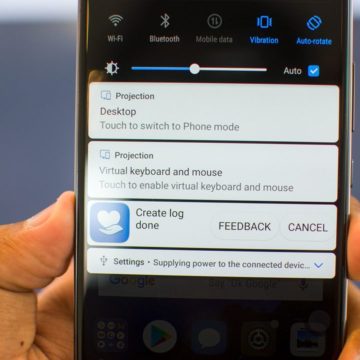 Huawei Mate 10 Pro review notifications