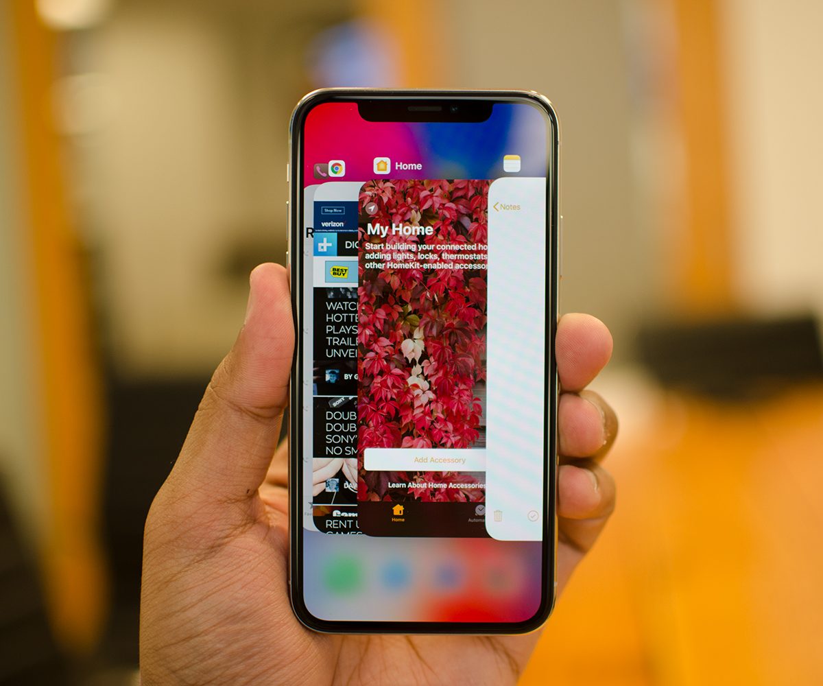 iPhone X screen
