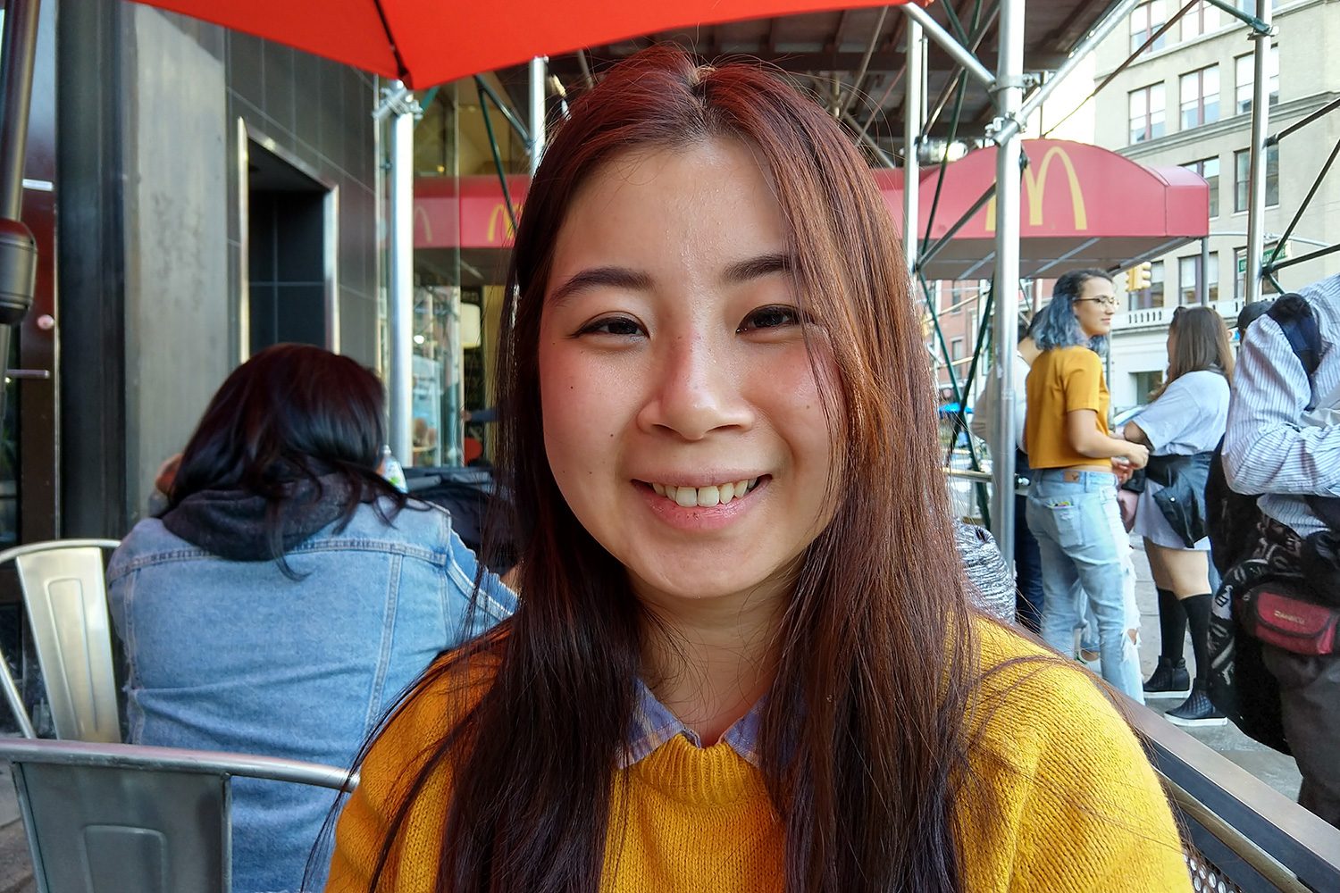 Moto X4 Android One review camera samples regular woman