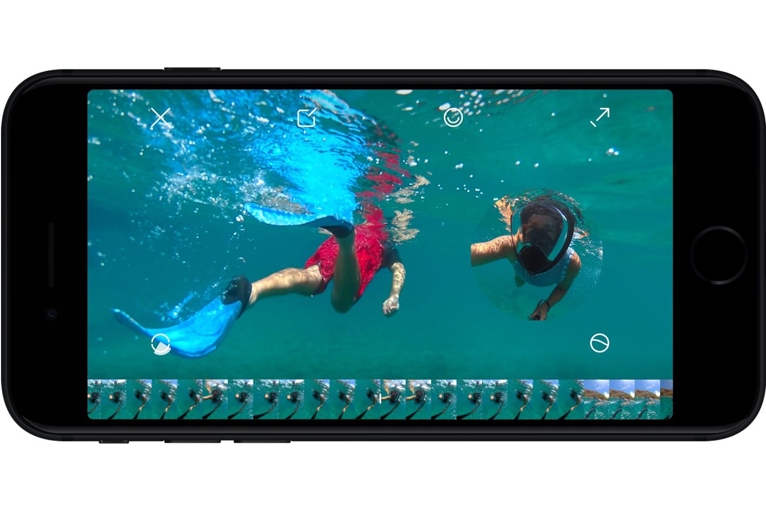 rylo 360 camera announced app frontback
