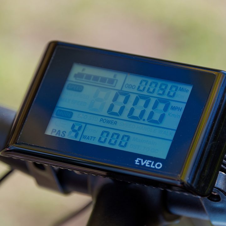 EVELO Delta review data panel