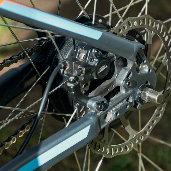 EVELO Delta review rear brake