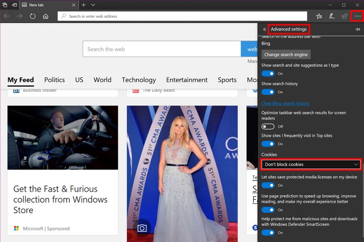 How to enable cookies