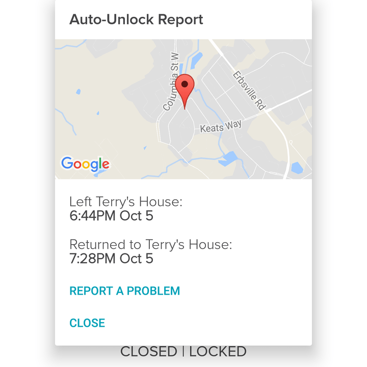 august smart lock third generation review app screen maps