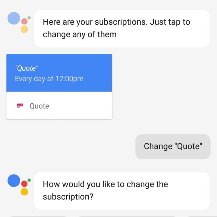 google assistant adds subscription feature screenshot 3