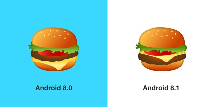 google change cheeseburger emoji