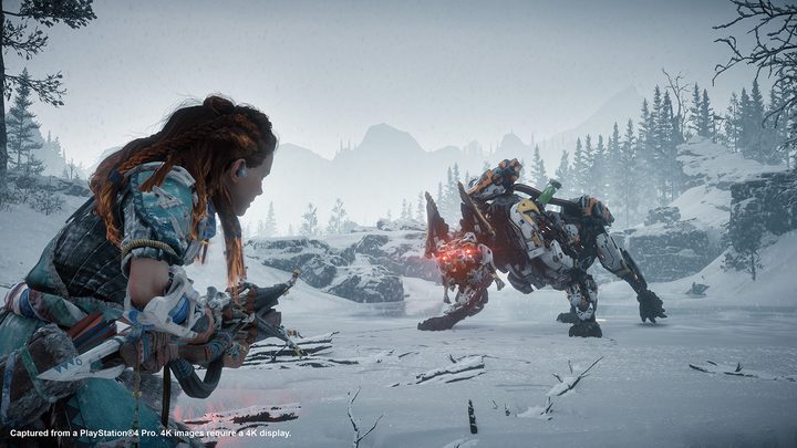 horizon zero dawn the frozen wild review snow beast