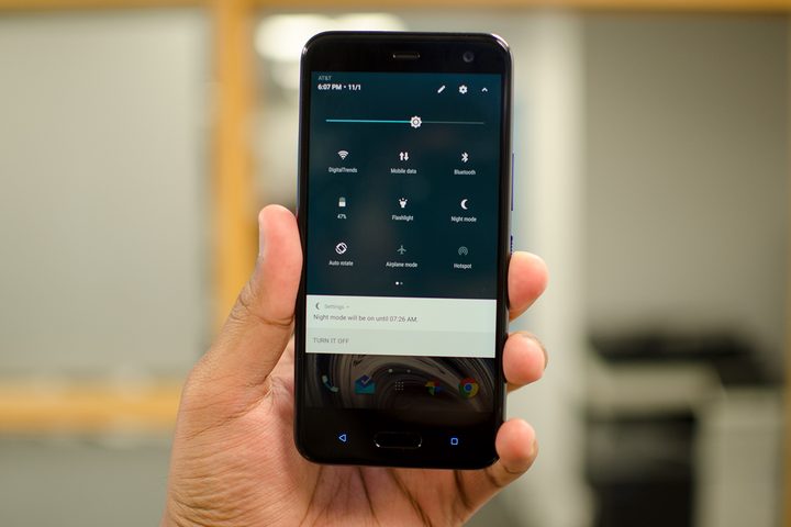 HTC U11 Life review quick settings