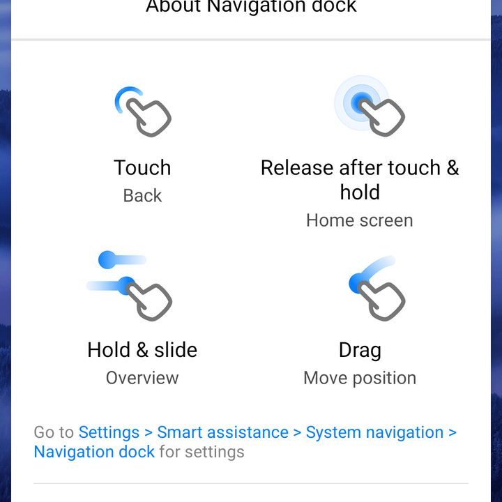 Huawei Mate 10 Pro app screen gestures