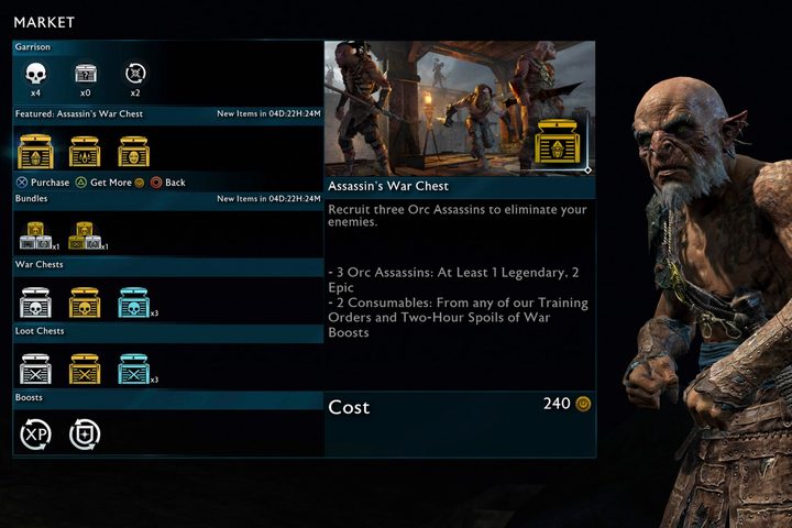 loot boxes middle earth shadow of war