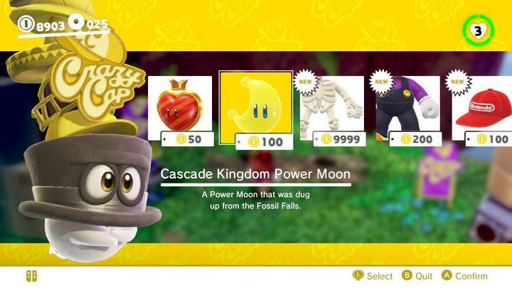Super Mario Odyssey: Common Puzzles -- Buying the Moon