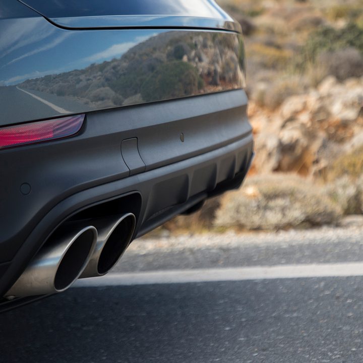 porsche cayenne s review muffler