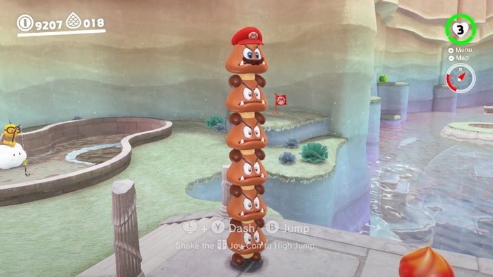 Super Mario Odyssey: Common Puzzles -- Goomba Stack