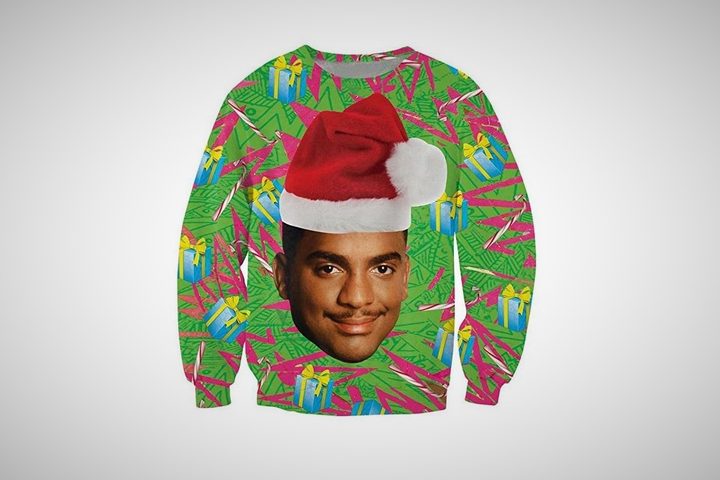 Carlton Ugly Christmas Sweater