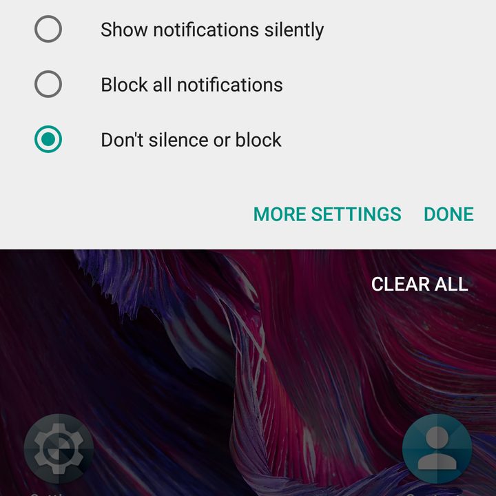 How to turn off notifications in Android 7.0 Nougat