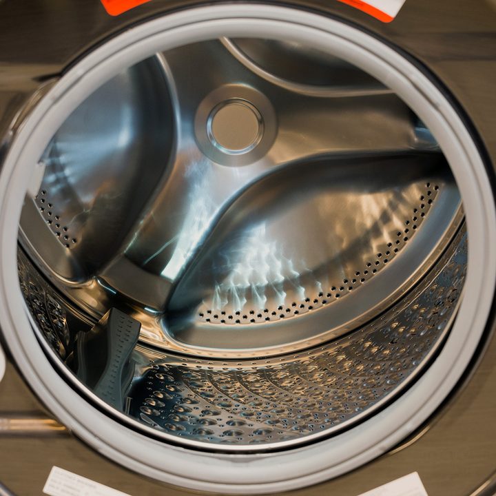 Samsung FlexWash washing machine review washer interior