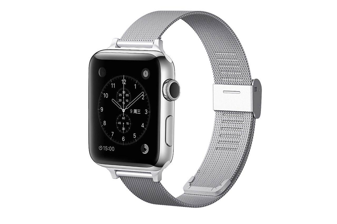 Stainless Steel Mesh Magnetic & Adjustable Apple Watch Band Apple Accessories