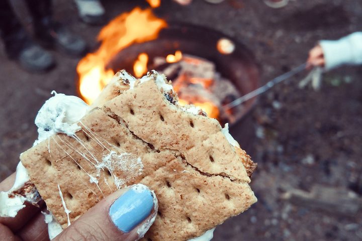 best camping food dessert smores
