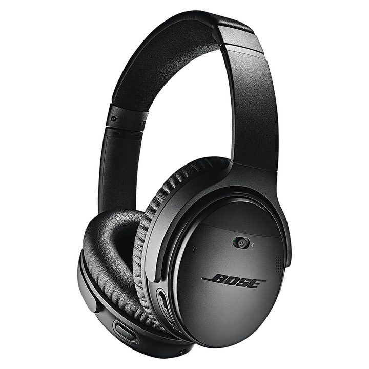 The Bose QuietComfort 35 II wireless headphones, in black.
