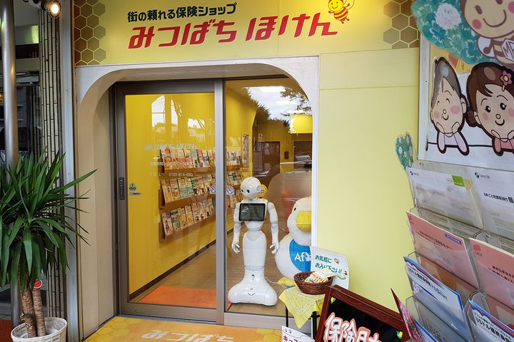 pepper the robot automatic door