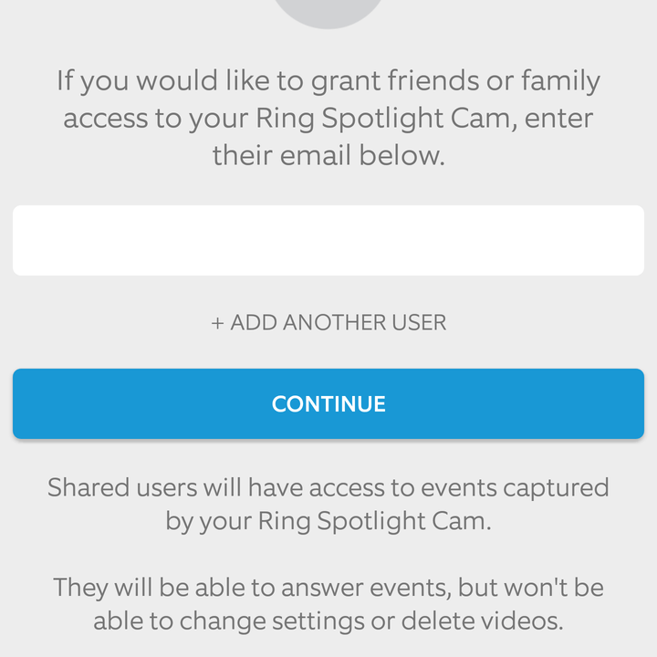 Ring Spotlight Cam Wired review shared users