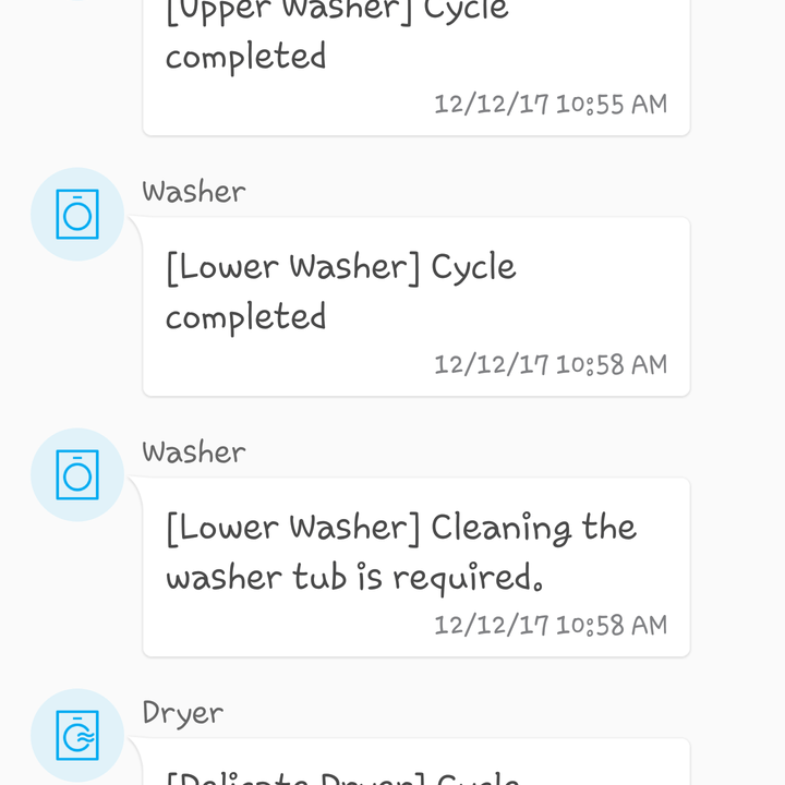 samsung flexwash review app chat control