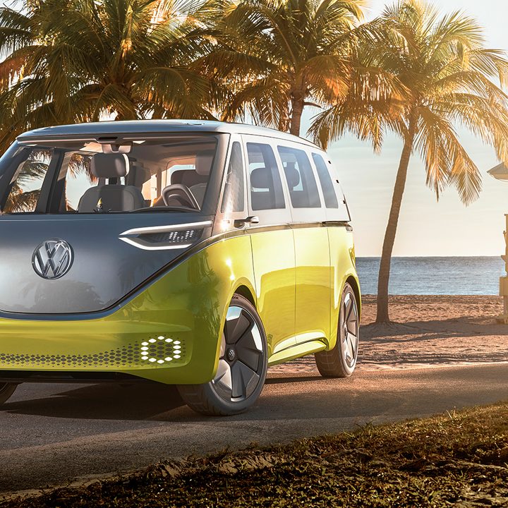 vw electric car future id buzz concept offset