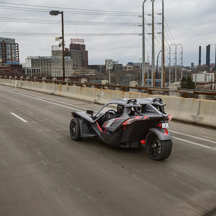 2018 Slingshot Grand Touring LE backside hero shot