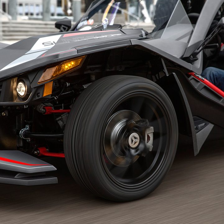 2018 Slingshot Grand Touring LE drivers-side wheel