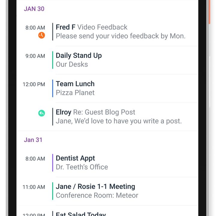 astro launches built in calendar feature android device