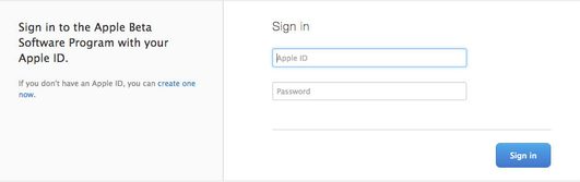 Beta Sign in
