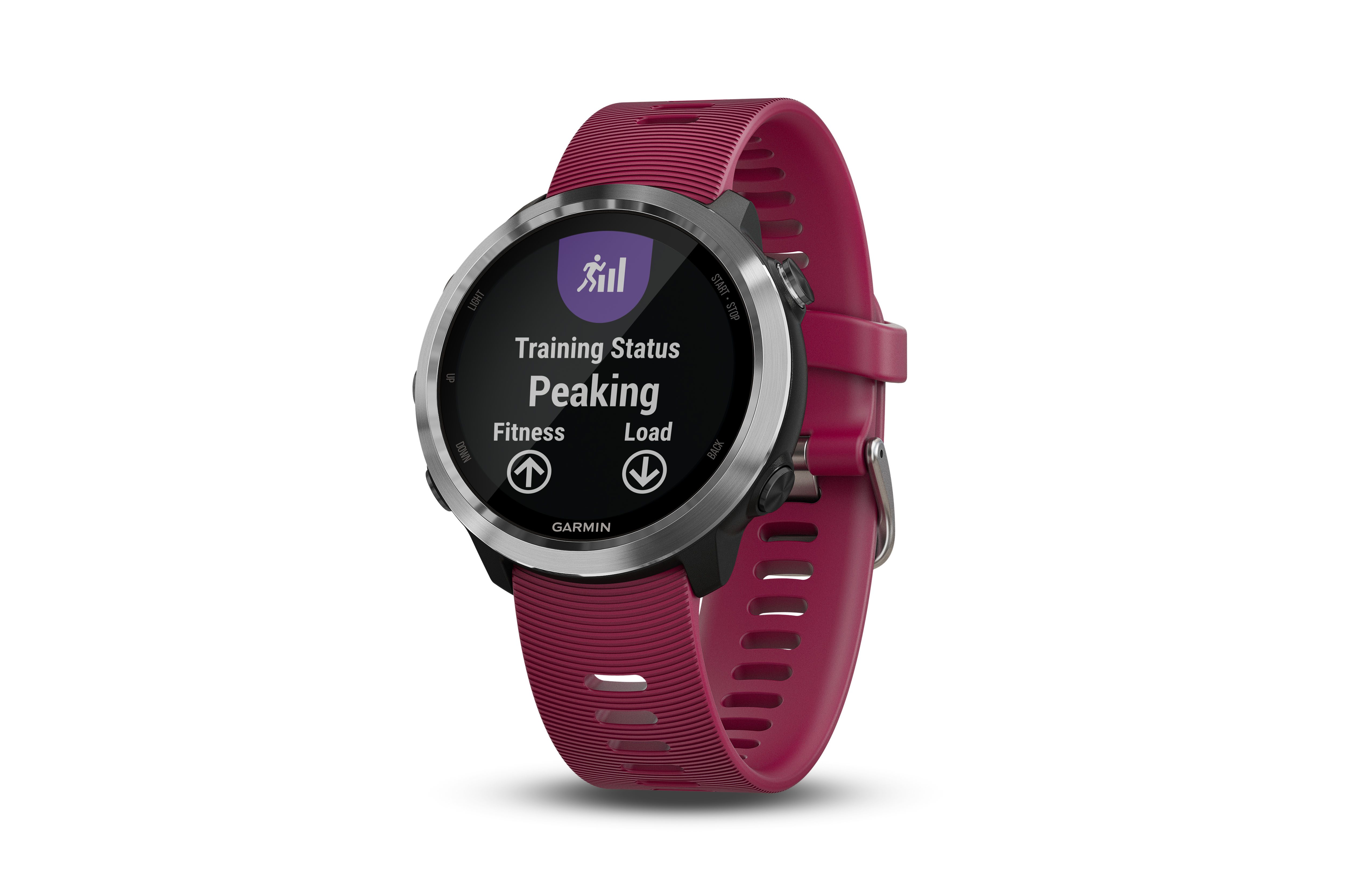 garmin forerunner 645 music smartwatch cerise training status
