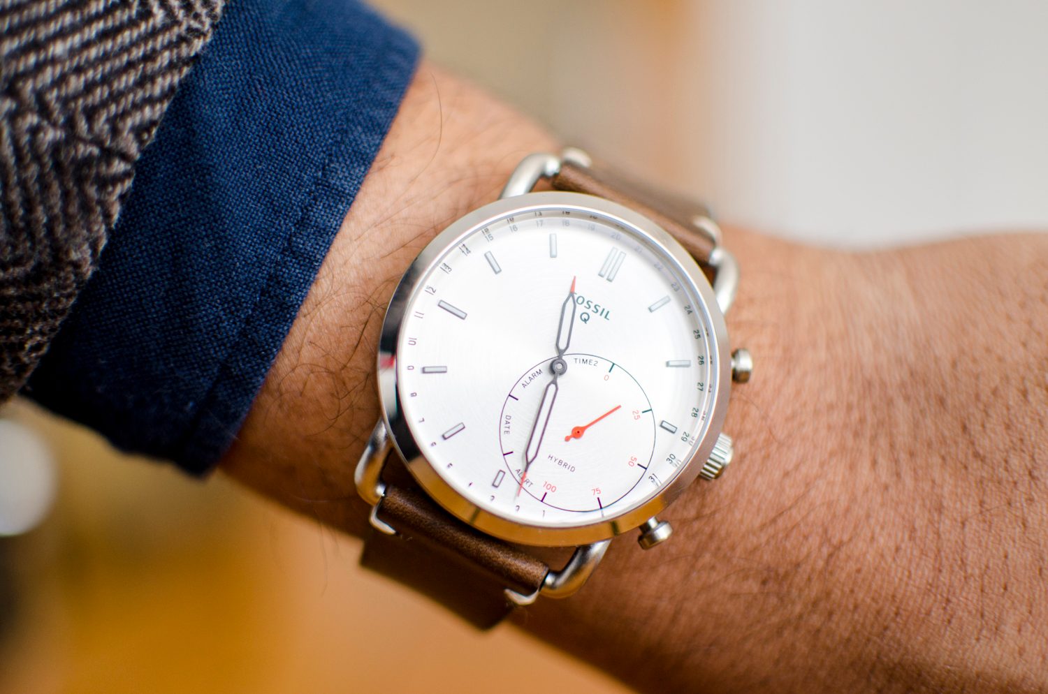 FOSSILハイブリッドスマートウォッチQ Fossil Q Commuter hybrid smartwatch review - Digital Trends