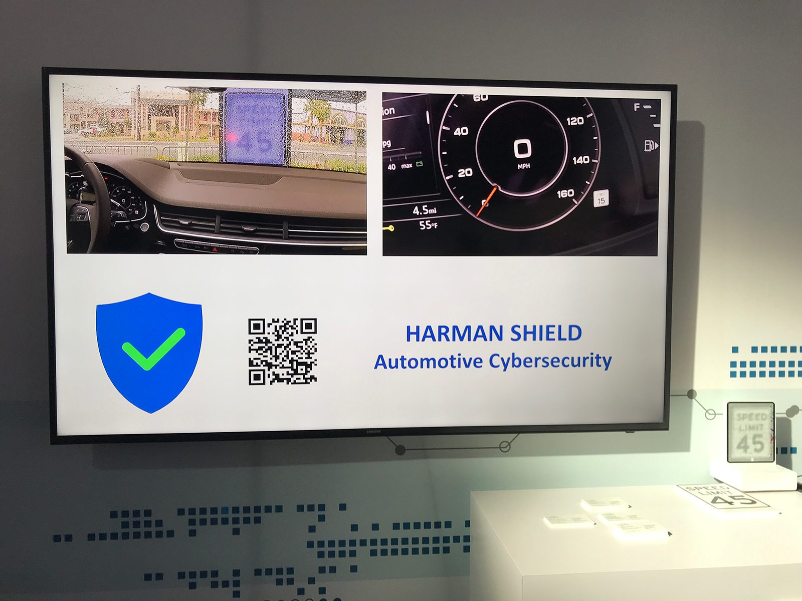 harman combats cyberattacks on autonomous vehicles at ces shield sensor spoofing demo 2018