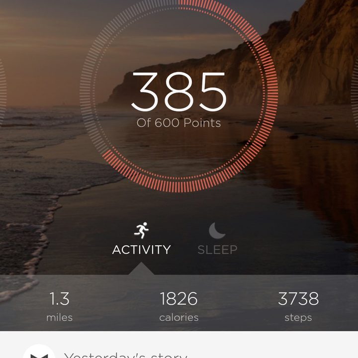 misfit vapor review activity app