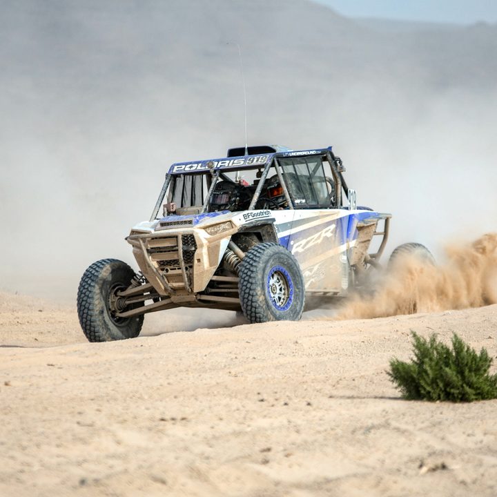 Polaris RZR Factory Racing sponsored Brandon Schueler ofJaggedX Racing at 2018 Parker 250