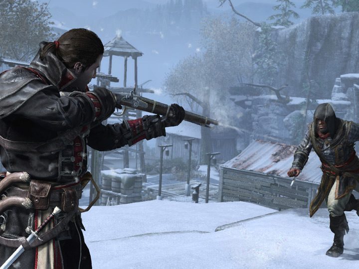 Assassins Creed Rogue Remastered Screenshot: Rifle VS Assassin