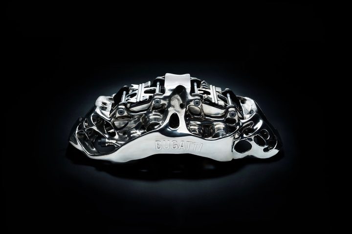Bugatti 3D-printed brake caliper