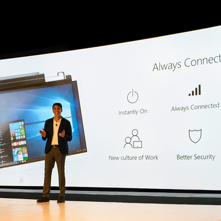 Qualcomm Always Connected PCs at CES.