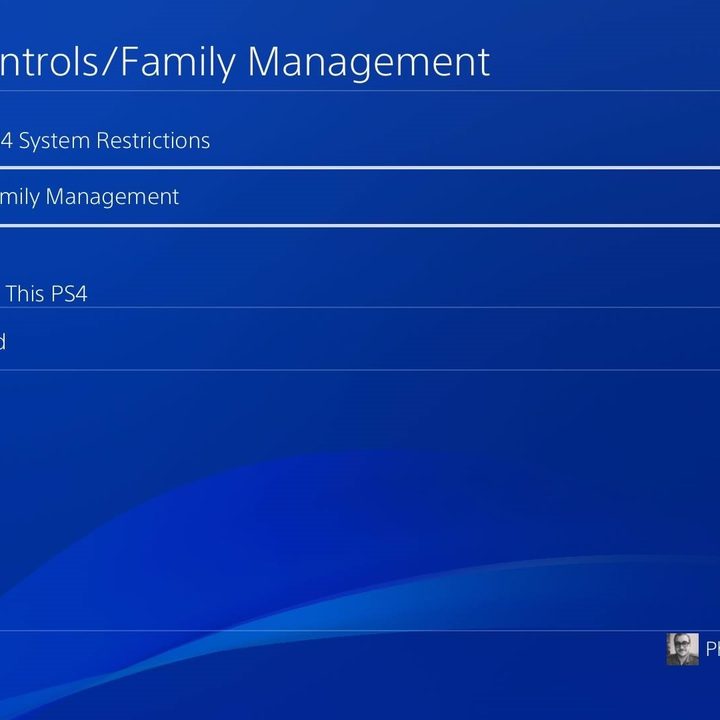 family management how to set up playstation 4 parental controls